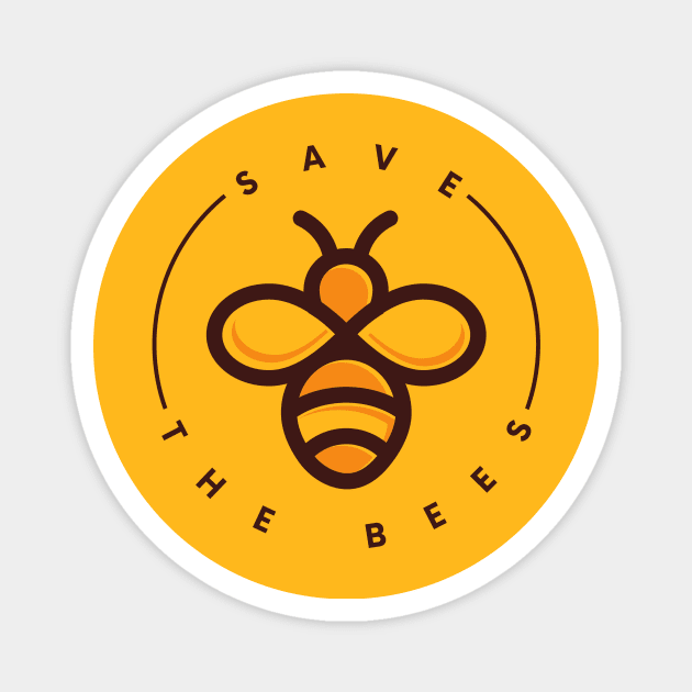 Save the bees Magnet by waelf